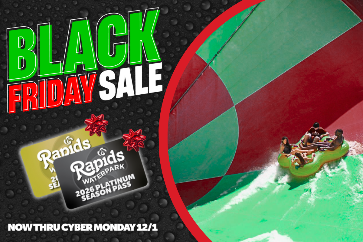 Lets go all season on a yellow background with Unlimited Visits Free Parking and Free Friend Benefits called out on a Gold Season pass card graphic with $99.99 price