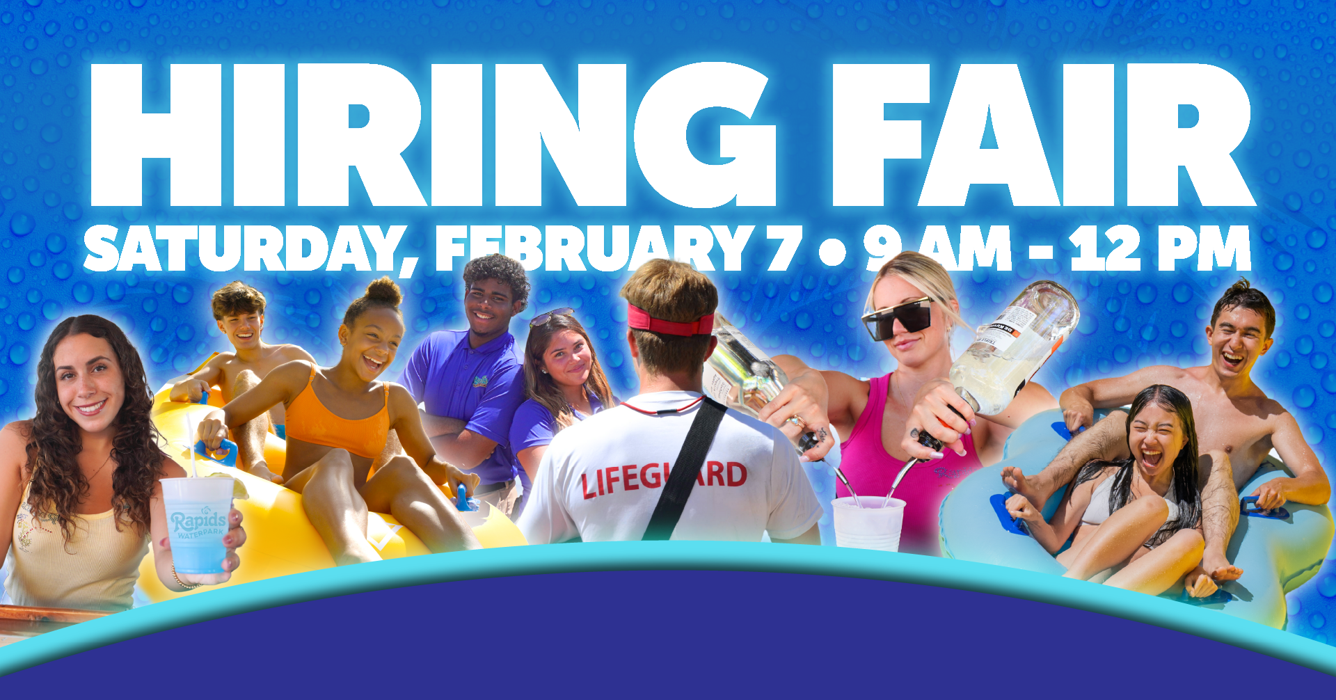 Rapids Hiring Fair February 7 from 9 AM to 12 PM