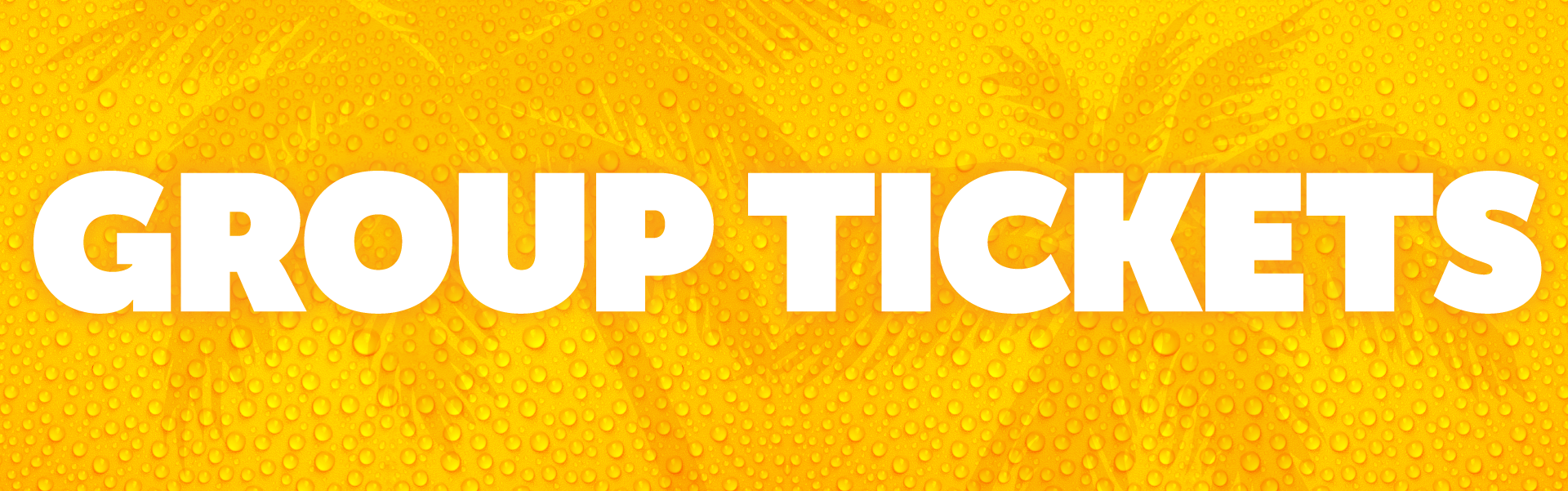 Group Tickets on yellow background with palm trees