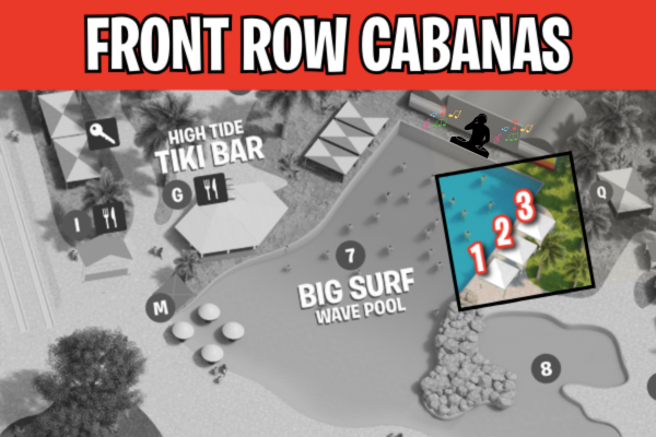 RAH FRONT ROW CABANAS