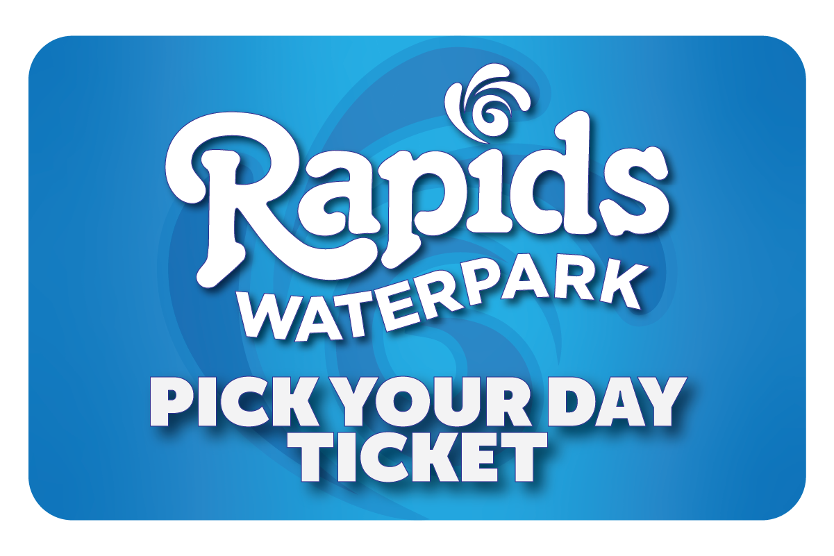 Pick your day and save on a blue card with Rapids logo