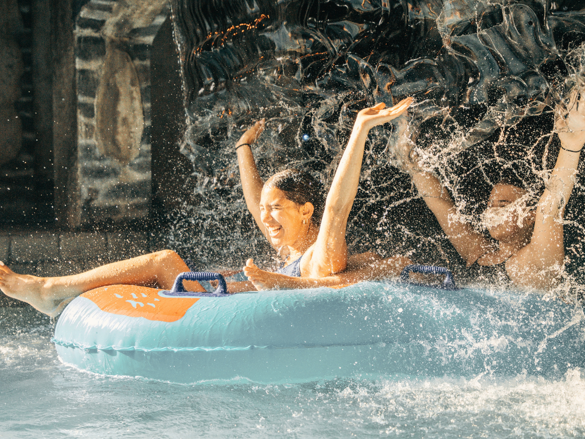 Guests enjoying a day at Rapids Waterpark